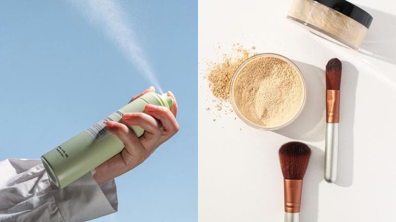 Xịt khóa nền trước hay phấn phủ trước? Chuẩn quy trình trang điểm hoàn hảo